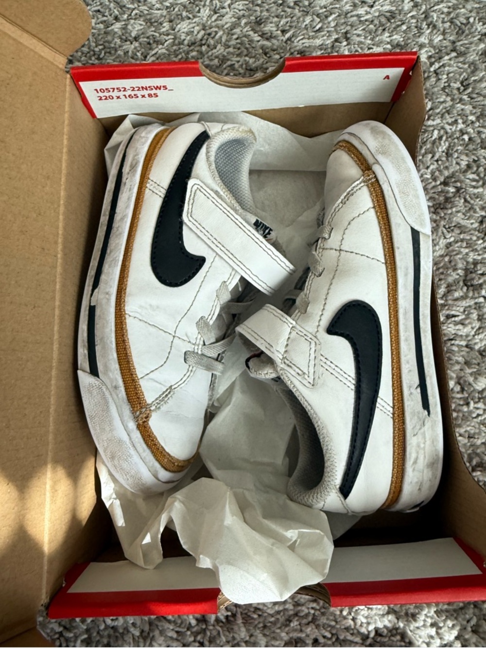 Nike Court Legacy (TDV) size 9C - Picture 6 of 8